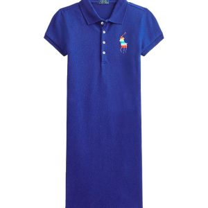 Polo Ralph Lauren Kjole - Color Shop - Blå - 7 år (122) - Ralph Lauren Kjole