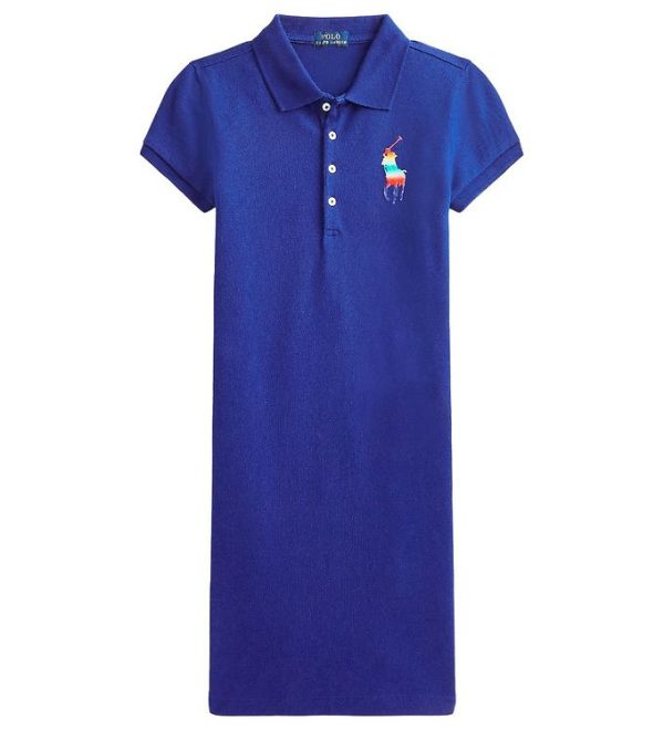 Polo Ralph Lauren Kjole - Color Shop - Blå - 8-10 år (128-140) - Ralph Lauren Kjole