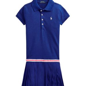 Polo Ralph Lauren Kjole - Main Street - Blå - 3 år (98) - Ralph Lauren Kjole
