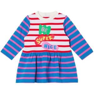 Stella McCartney Kjole - Blå m. Striber - 9 mdr - Stella McCartney Kids Kjole