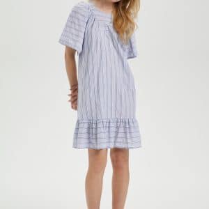 Soaked In Luxury Slhannie Kjole 5985 308, Farve: Blå And Hvid Stripes, Størrelse: S, Dame
