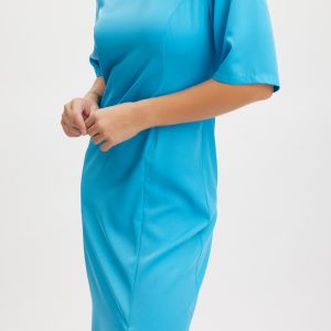Gestuz Melbagz Long Kjole 10906097 174435 Malibu Blå, Størrelse: 38, Farve: Malibu Blå, Dame