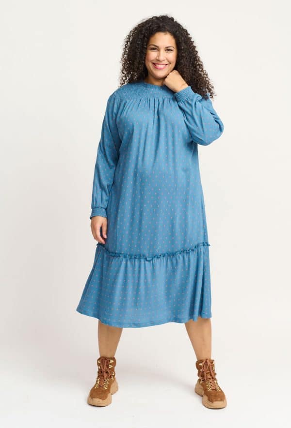 Adia - Kjole - Admarty - Petrol Blue