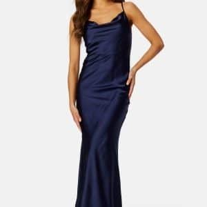 Bubbleroom Occasion Mercie Waterfall Gown Dark blue 34