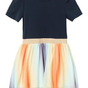 NAME IT Kjole Med Tyl Josia Dark Sapphire