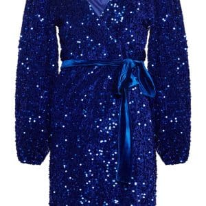 Noella - Kjole - Teagan Wrap Dress - Royal Blue (Levering i start november)