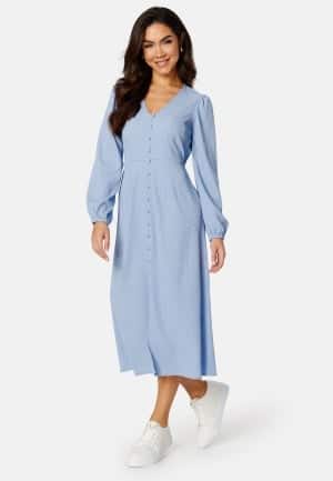 Happy Holly Gwen Structure Dress Light blue 36/38