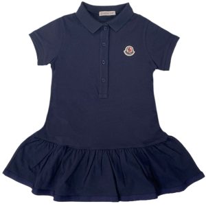 Moncler Kjole Polo Navy - Str. 12 år