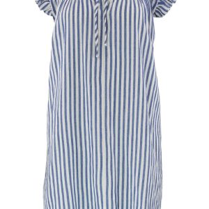 Continue - Kjole - Lilli Dress Stripe - Blue Stripe