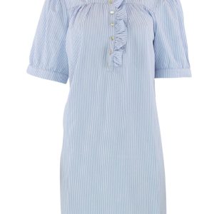 Continue - Kjole - Ariana Stripe Dress - Blue Stripe