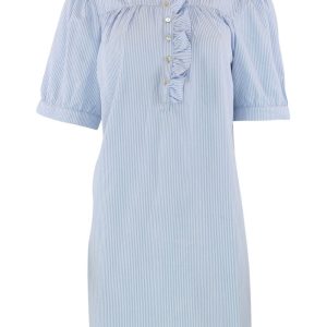 Continue - Kjole - Arianna SS Dress - Blue Stripe