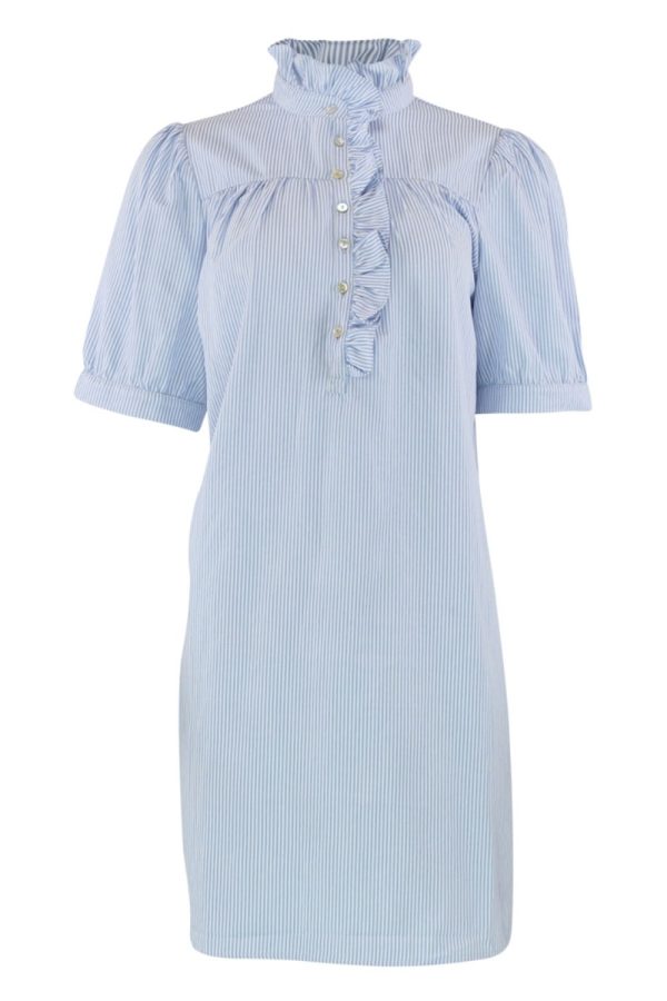 Continue - Kjole - Arianna SS Dress - Blue Stripe