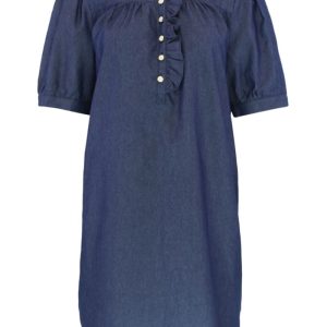 Continue - Kjole - Arianna SS Dress - Dark Blue Chambre