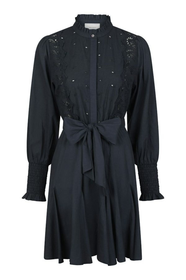 Neo Noir - Kjole - Salasta Emb Dress - Navy