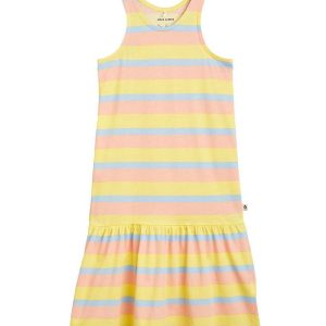 Mini Rodini Kjole - Pastel Stripe - Multi