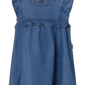 NAME IT Kortærmet Denim Kjole Trine Medium Blue