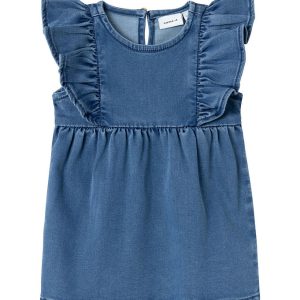 Name It Kjole - NbfLotus - Medium Blue Denim