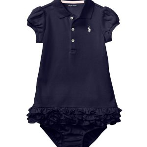 Polo Ralph Lauren Kjole m. Bloomers - Core Replen - French Navy