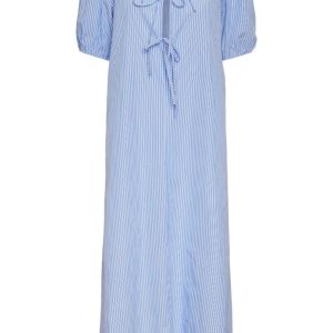 Pieces - Kjole - PC Holly 2/4 Tie Dress - Cornflower Blue