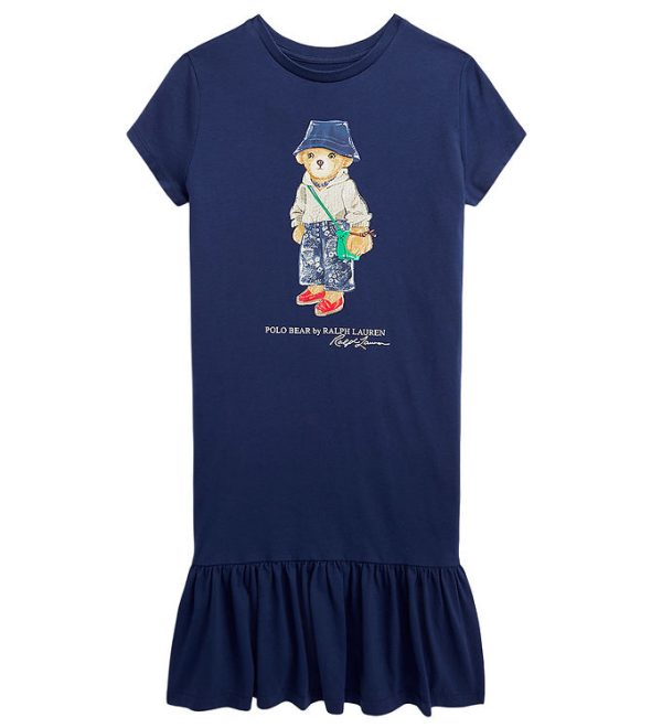 Polo Ralph Lauren Kjole - Sa - Navy m. Bamse