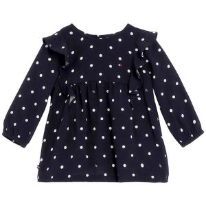 Tommy Hilfiger Kjole - Baby Dress - Desert Sky