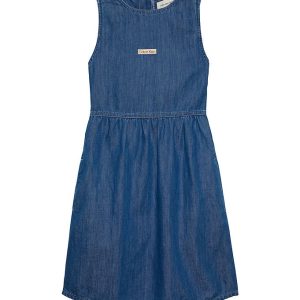 Calvin Klein Kjole - Denim - Mid Serenity Blue
