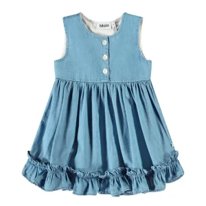 Calvina Kjole - Sky indigo - 80