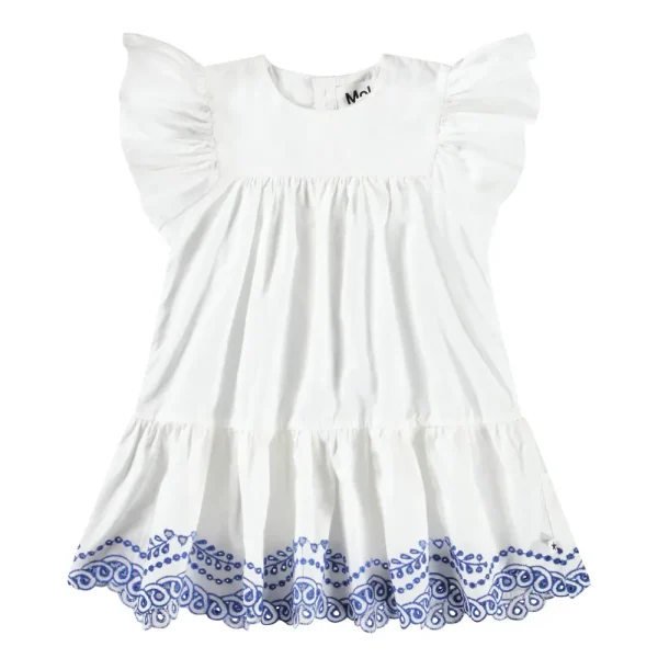 Cammas Kjole - Crisp white - 98