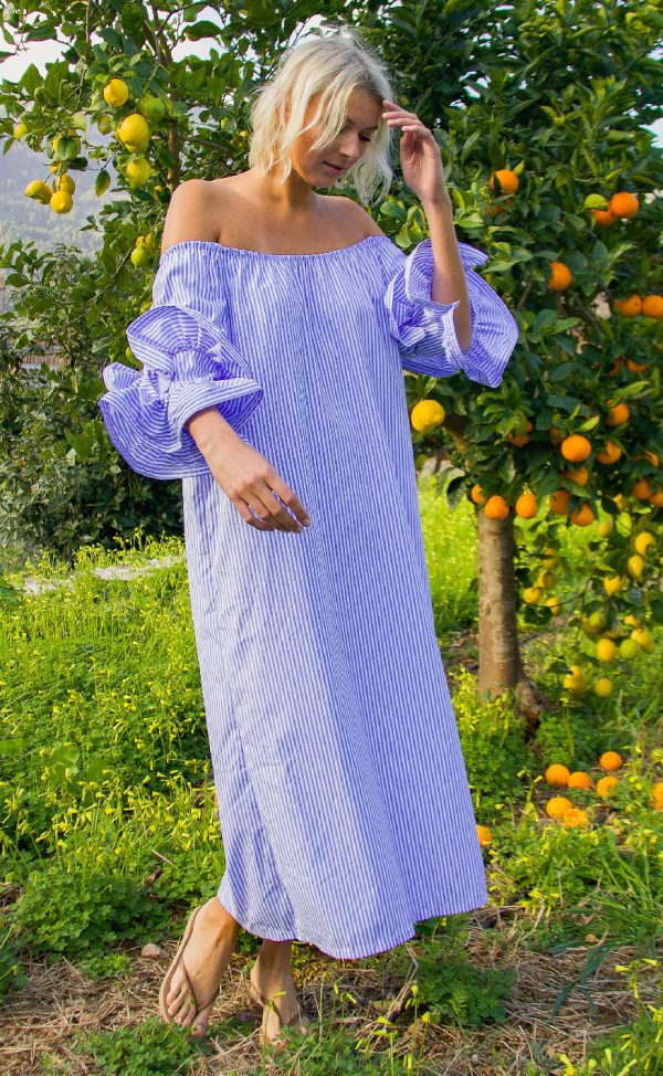 Cras Kjole - Ita - Blue Stripe