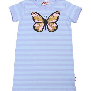 DYR-Cph Kjole - Dyrloud - Lila/Baby Blue Sommerfugl