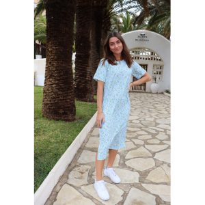 Liberte dame kjole Alma 9562. - Baby Blue Flower