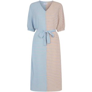 Liberté dame kjole BENITTA - Blue Check Mix
