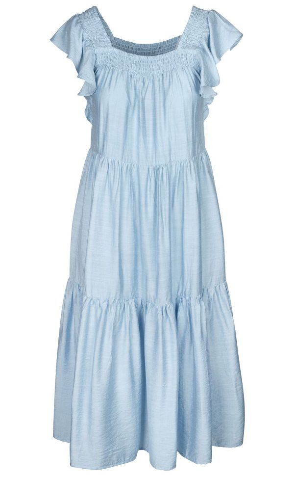 Luxzuz Kjole - Rufusana - Chambray Blue