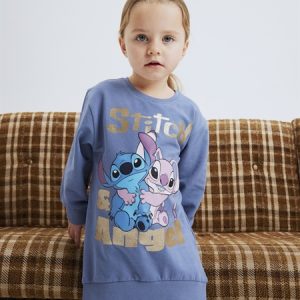 NAME IT Stitch Sweat Kjole Nyra Wild Wind