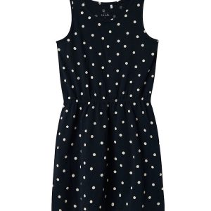 Name It Kjole - NkFVigga - Dark Sapphire/Dot