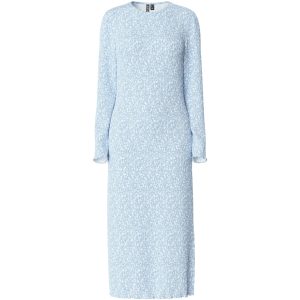 PIECES dame kjole PCFLORA - Cashmere Blue Flowers
