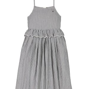 Tommy Hilfiger Kjole - Strap Dress - Dark Night Navy Stripes