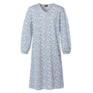 Trofe Pretty Long Sleeve Dress Blå Mønster bomuld XX-Large Dame