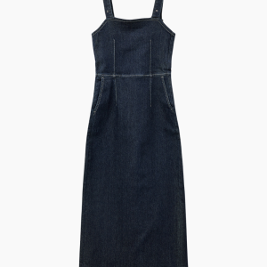 Ulrika-BL Dress - Rinse - Blanche - Blå L