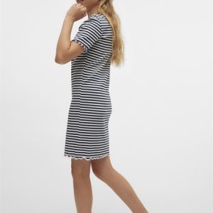 VERO MODA GIRL Stribet Kjole Vio Navy Blazer