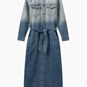 Dip Dye Dress - Dip Dyed Denim - H2O Fagerholt - Blå XXS