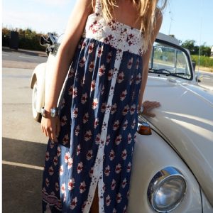 Lollys Laundry Kjole - Kia - Dark Blue