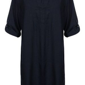 Luxzuz Kjole - Josia - Navy Blue