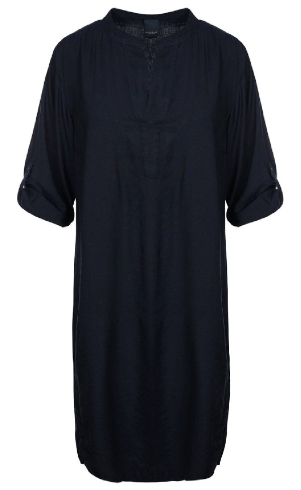 Luxzuz Kjole - Josia - Navy Blue