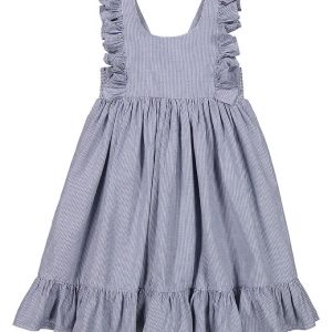 MarMar Kjole - Danita Frill - Navy Stripe