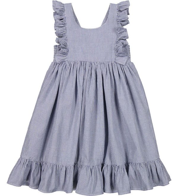 MarMar Kjole - Danita Frill - Navy Stripe