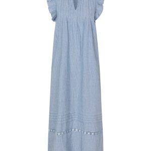 MbyM - Kjole - Gemala X-Long-M - Blue White Stripe