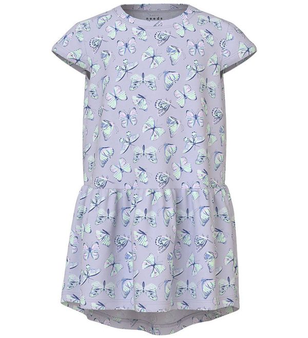 Name It Kjole - NmfVigga - Noos - Purple Heather/Butterflies