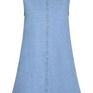 Neo Noir - Kjole - Livo Denim Dress - Light Blue (Levering slut maj)
