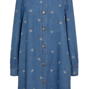 Nümph - Kjole - Ibiza Dress - Medium Blue Denim